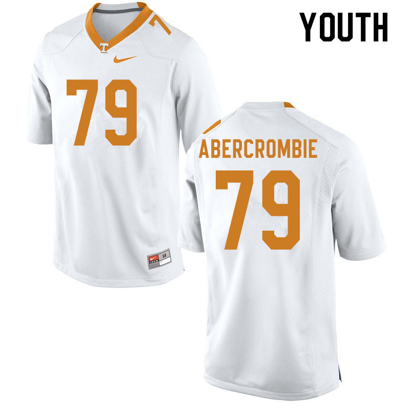 Youth #79 Jarious Abercrombie Tennessee Volunteers College Football Jerseys Sale-White - Click Image to Close